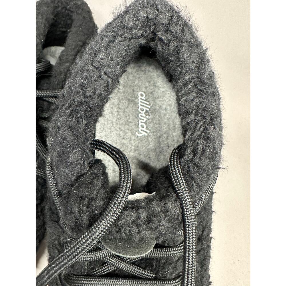 Allbirds Wool Fluff Black Sherpa High Top Runners Shoes Womens 9 NWOT - Picture 10 of 11